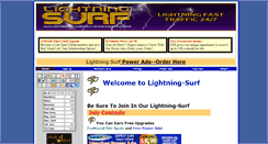Desktop Screenshot of lightning-surf.com