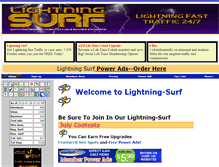 Tablet Screenshot of lightning-surf.com